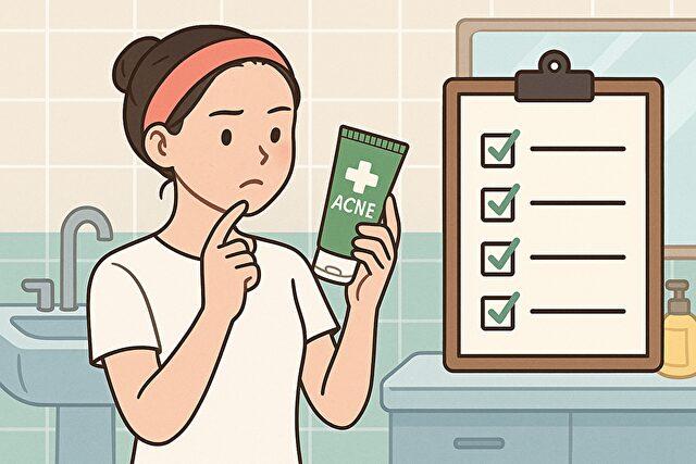 ニキビ肌向け洗顔フォームの選び方チェックリスト