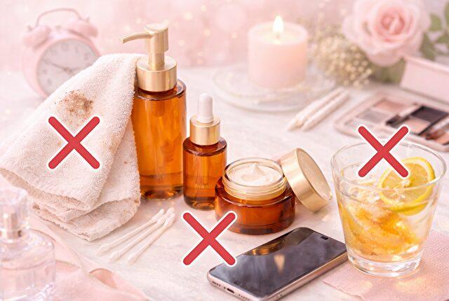 オルビスアンバーを使っても効果を感じにくい原因【NG例】